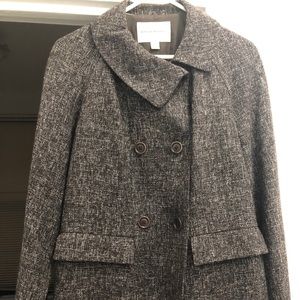 Banana Republic brown tweed jacket 🧥 size 8